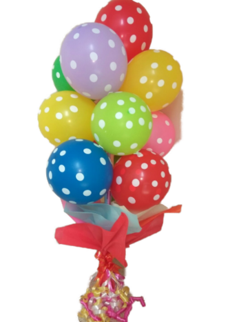 12 Assorted color balloons